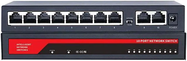 Alt view image 3 of 5 - KuWFi Bundle of Goods 2.4G Wireless WiFi Bridge and 10 Ports Gigabit Ethernet Network Switch