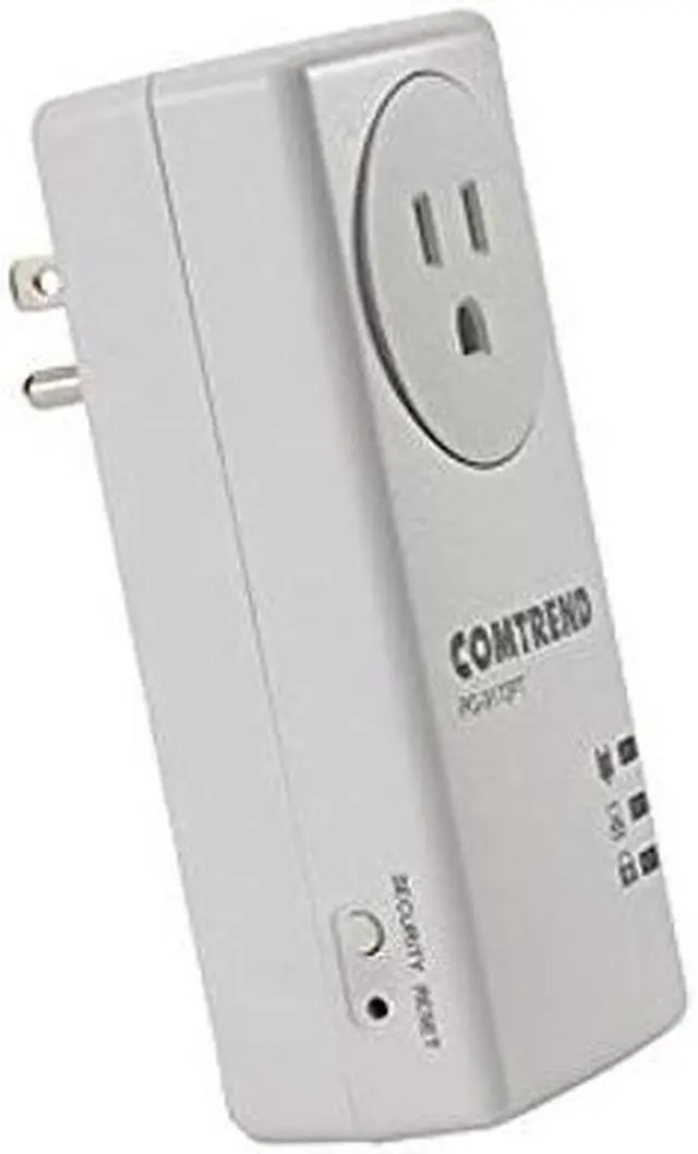 Alt view image 4 of 5 - Comtrend 1200 Mbps G.hn Powerline Ethernet Adapter with Pass-Through Outlet I 2 Unit Kit (PG-9172PT-KIT)