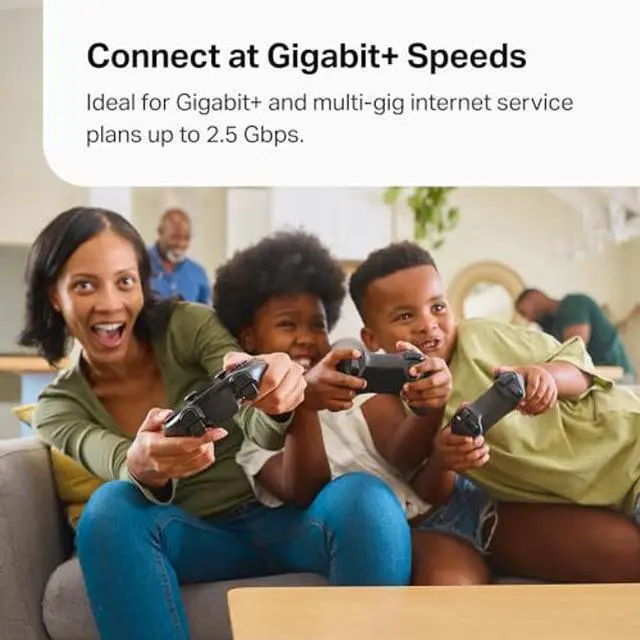 Alt view image 2 of 5 - TP-Link Deco AXE4900 Tri-Band WiFi 6E Mesh WiFi System (Deco XE70 Pro)| 2.5G WAN/LAN Ports | 4.9 Gbps Wi-Fi | 7,200 Sq. Ft Coverage | Connect up to 200 Devices | New 6 GHz Band | 3-Pack |2024 Release