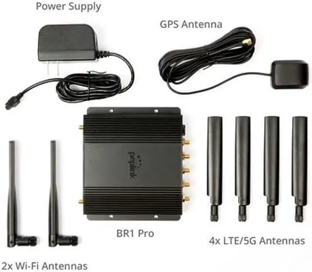 Alt view image 5 of 5 - Peplink MAX BR1 Pro 5G | All-in-One 5G Solution | x62 5G Module | Wi-Fi 6 | 2x2 MU-MIMO | MAX-BR1-PRO-5GN-T-PRM