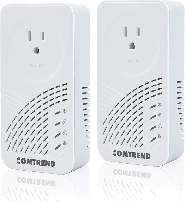 Main image of Comtrend G.hn Powerline Adapter with Pass-Through Outlet I 2-Unit Kit (PG-9182PT-KIT)