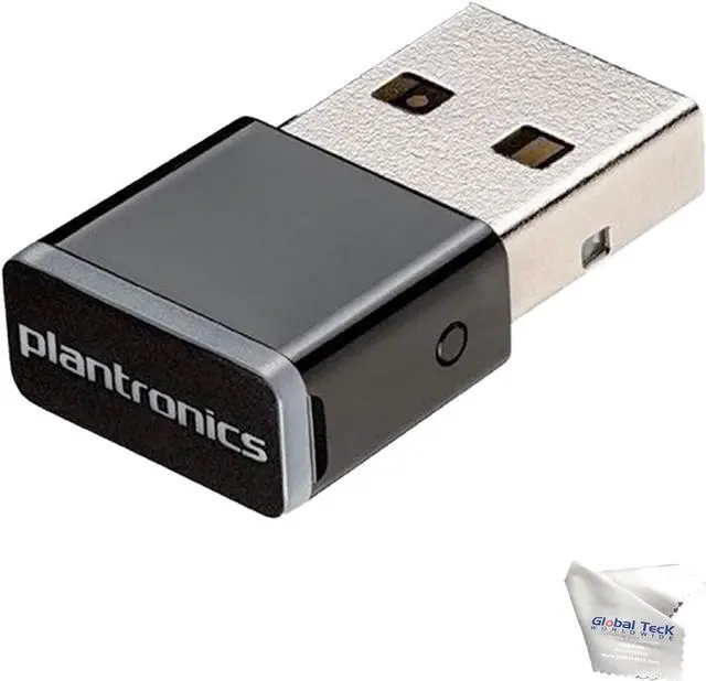Main image of Poly BT600 USB-A Bluetooth Adapter Dongle -211250-01 - GTW Bundle with Microfiber Cloth - Compatible with PC/Mac