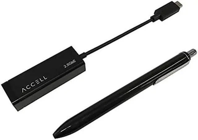 Alt view image 4 of 5 - Accell USB-C to 2.5G Ethernet Adapter - USB Type C to RJ45 2.5Gbps high Speed LAN Converter, Compatible with Microsoft Office, MacBook, Thunderbolt 3, USB 3. 0 (U187B-007B-2)