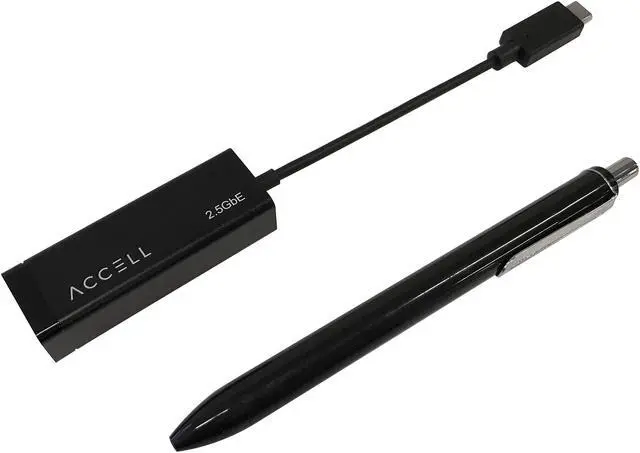 Alt view image 2 of 5 - Accell USB-C to 2.5G Ethernet Adapter - USB Type C to RJ45 2.5Gbps high Speed LAN Converter, Compatible with Microsoft Office, MacBook, Thunderbolt 3, USB 3. 0 (U187B-007B-2)