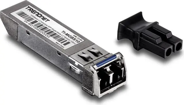 Main image of TRENDnet TI-MGBS10,1000Base-LX Industrial SFP Single-Mode LC Module (10km), Lifetime Protection