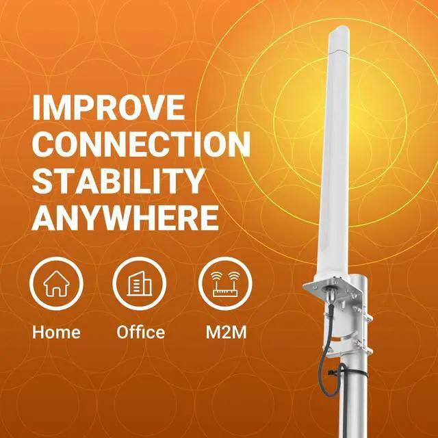 Alt view image 4 of 5 - Poynting OMNI-292 Wideband Omni-Directional 4G/LTE Antenna |SISO | 617-2700 MHz | WiFi 2.4 GHz | Band 71 | 8dBi