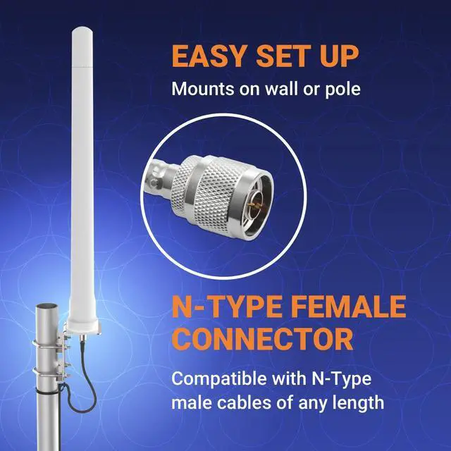 Alt view image 5 of 5 - Poynting OMNI-292 Wideband Omni-Directional 4G/LTE Antenna |SISO | 617-2700 MHz | WiFi 2.4 GHz | Band 71 | 8dBi