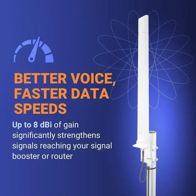 Alt view image 3 of 5 - Poynting OMNI-292 Wideband Omni-Directional 4G/LTE Antenna |SISO | 617-2700 MHz | WiFi 2.4 GHz | Band 71 | 8dBi