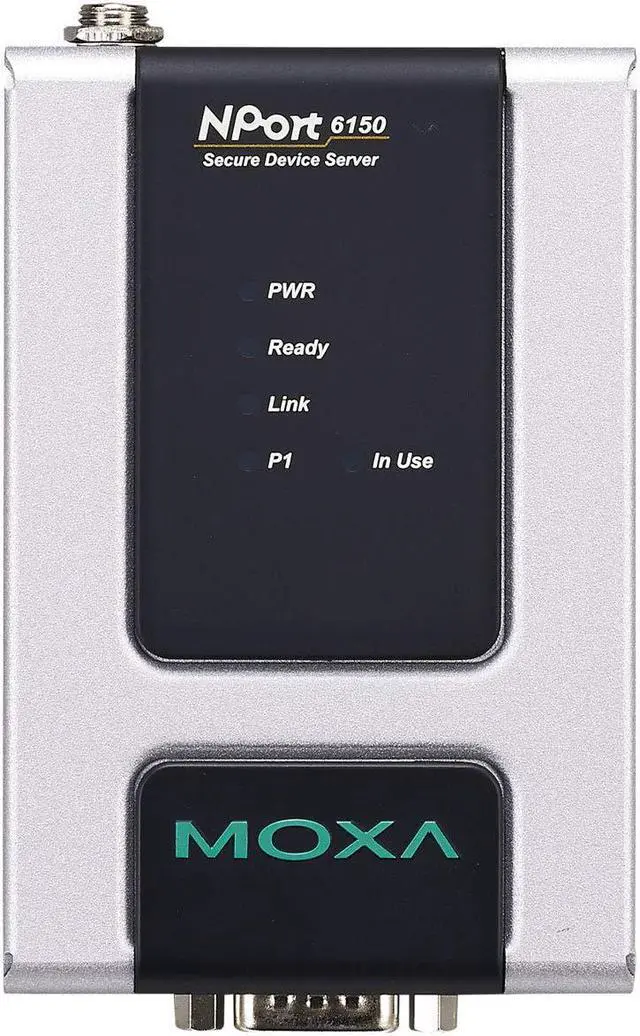 Main image of MOXA NPort 6150-1 Port RS-232/422/485 Secure Device Server, 12-48V, w/Adapter