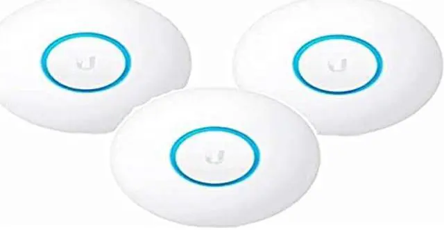 Main image of UniFi Acess Point NanoHD UAP-nanoHD 3-Pack Gigabit Ethernet Wave2 4x4 MU-MIMO 5GHz up to 1733 Mbps