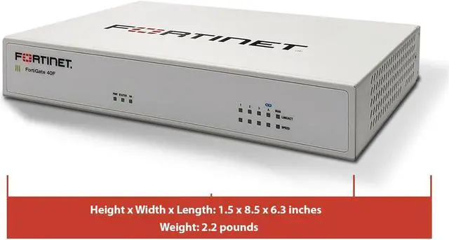 Alt view image 3 of 5 - FortiGate-40F Firewall Appliance Plus 3 Year FortiCare Premium and FortiGuard Unified Threat Protection (UTP) (FG-40F-BDL-950-36)