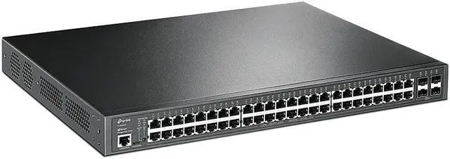 Alt view image 2 of 5 - TP-Link TL-SG3452P | 48 Port Gigabit L2+ Managed PoE Switch | 48 PoE+ Port @384W, 4 x SFP Slots | PoE Auto Recovery | Omada SDN Integrated | IPv6 | Static Routing | 5 Year Manufacturer Warranty