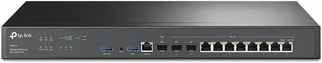 Main image of TP-Link ER8411 | Enterprise Wired 10G VPN Router | Up to 10 WAN Ports | High Network Capacity | SPI Firewall | Support Omada SDN | Load Balance | Lightning Protection | 5 Year Manufacturer Warranty
