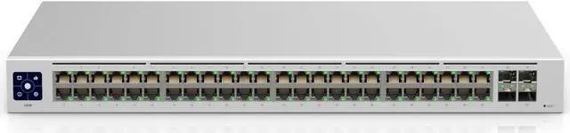 Alt view image 2 of 5 - Ubiquiti Networks UniFi USW-48 Switch, Managed, L2, Gigabit Ethernet (10/100/1000), RJ45, 48 Ports, Rack mounting, Two-year warranty