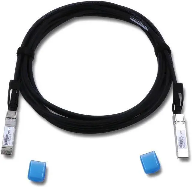 Alt view image 2 of 5 - Direct Attach Copper Twinax Cable 10G SFP+ Compatible with Cisco Ubiquiti Huawei Mikrotik Netgear and Supermicro Devices 5Meter (16.4ft)