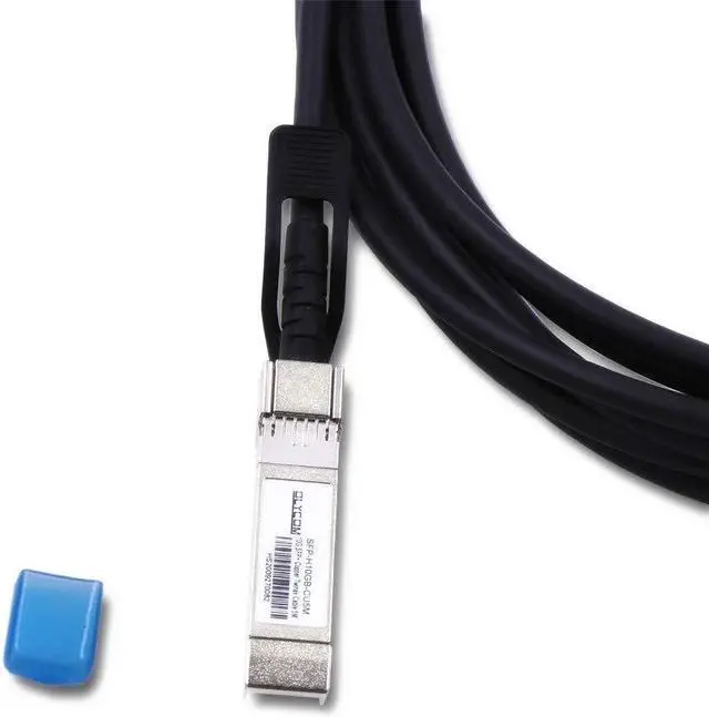 Alt view image 3 of 5 - Direct Attach Copper Twinax Cable 10G SFP+ Compatible with Cisco Ubiquiti Huawei Mikrotik Netgear and Supermicro Devices 5Meter (16.4ft)