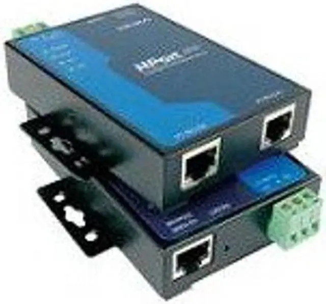 Main image of MOXA NPort 5210 w/Adapter 2 Port Serial Device Server, 10/100M Ethernet, RS-232, RJ45 8pin, 15KV ESD, 110V 230V