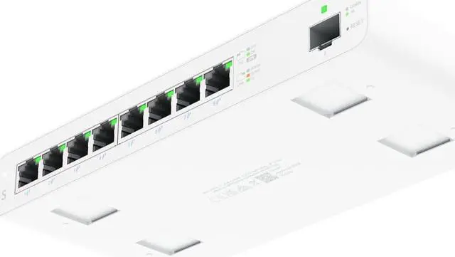 Alt view image 5 of 5 - Ubiquity MicroPoP 8X RJ45 110W Switch