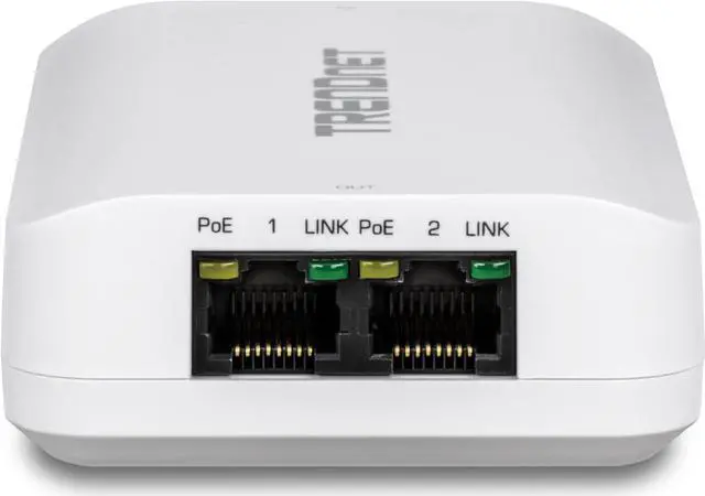 Alt view image 5 of 5 - TRENDnet 2-Port PoE++ Extender - 1 In, 2 Out Ports, Extends Up to 200m (656 ft), Daisy Chain 4 Units for 500m (1640 ft), Black, TPE-BE200