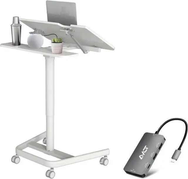Main image of AVLT Split Top Rolling Desk and USB C USB A PD Hub