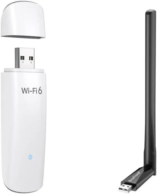 Main image of BrosTrend 650Mbps Linux Compatible WiFi Adapter Dual Band USB Wireless Adapter w/Long Range WiFi Antenna and AX1800 WiFi 6 Linux Compatible WiFi Adapter for PC and Raspberry Pi 2+
