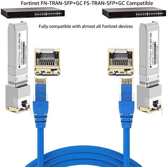 Alt view image 4 of 5 - OPSTRAN 10GBASE-T SFP+ to RJ45 Copper Transceiver Module Compatible with Fortinet FN-TRAN-SFP+GC FS-TRAN-SFP+GC 10G SFP+ 80m Cat6a/7