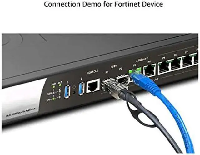 Alt view image 5 of 5 - OPSTRAN 10GBASE-T SFP+ to RJ45 Copper Transceiver Module Compatible with Fortinet FN-TRAN-SFP+GC FS-TRAN-SFP+GC 10G SFP+ 80m Cat6a/7