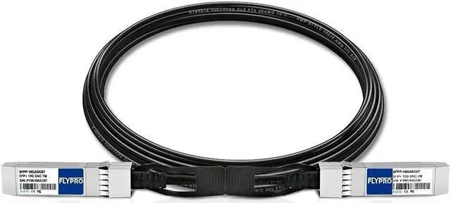 Alt view image 2 of 5 - FLYPROFiber- 7M SFP+ DAC Cable, 10G Ethernet Copper Twinax Storage Network Cable, for Cisco SFP-H10GB-CU7M, Ubiquiti, Netgear, Mikrotik, D-Link, Intel, Supermicro and More | 7M(23ft)