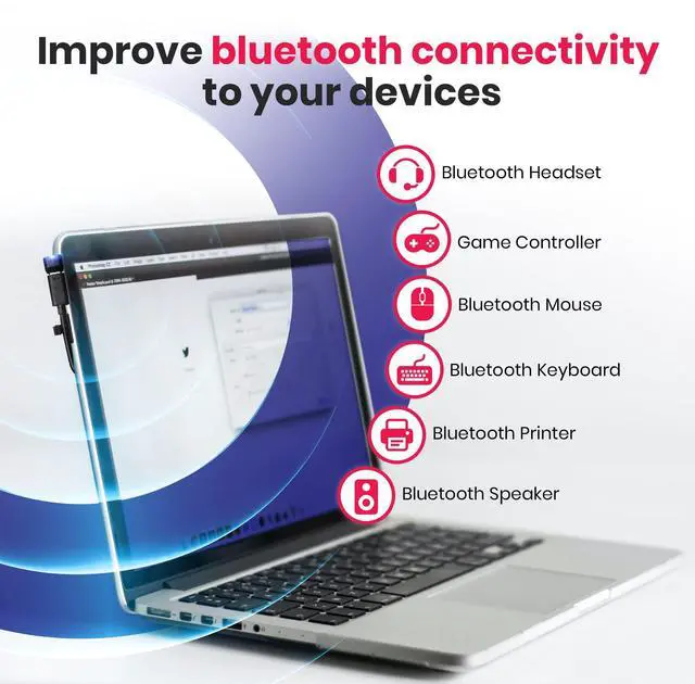 Alt view image 4 of 5 - GTW Blue Beacon Bluetooth Extender Bluetooth Headphones Headset Speakers Keyboard Mouse for Logitech EPOS Plantronics Poly Jabra USB-A BT Dongle Works with Computer Desktop Wireless Transfer Laptop