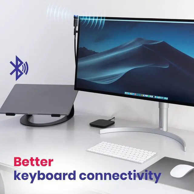 Alt view image 5 of 5 - GTW Blue Beacon Bluetooth Extender Bluetooth Headphones Headset Speakers Keyboard Mouse for Logitech EPOS Plantronics Poly Jabra USB-A BT Dongle Works with Computer Desktop Wireless Transfer Laptop