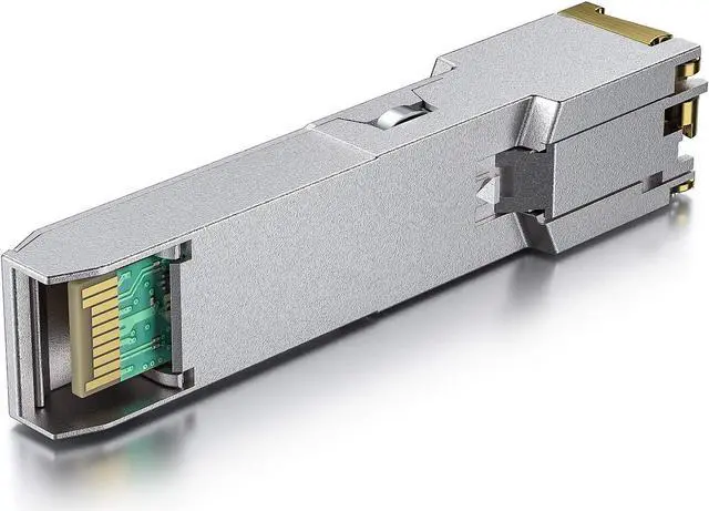 Alt view image 4 of 5 - H!Fiber.com SFP Copper RJ45 Transceiver Gigabit Module 1000Base-T Compatible for Ubiquiti UF-RJ45-1G, 100m Reach, 10 Pack