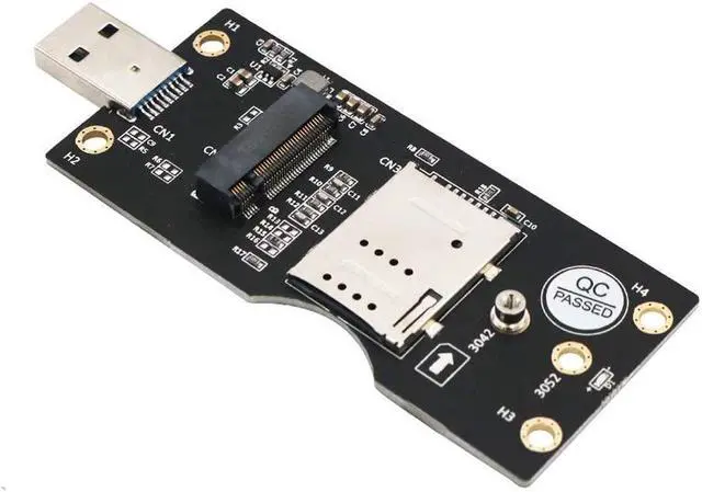 Main image of NGFF(M.2) to USB 3.0 Adapter with SIM 8pin Card Slot for 3G/4G/5G Module