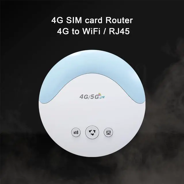 Alt view image 3 of 5 - HOSAYA LC119 LTE CPE 4G SIM Card Router 32 WiFi Users RJ45 Ports Convenient 5V Supply Portable WiFi Hotspot Wireless Modem Cute Shape Easy Carry for Travel or on car to Share WiFi Multiple Languages