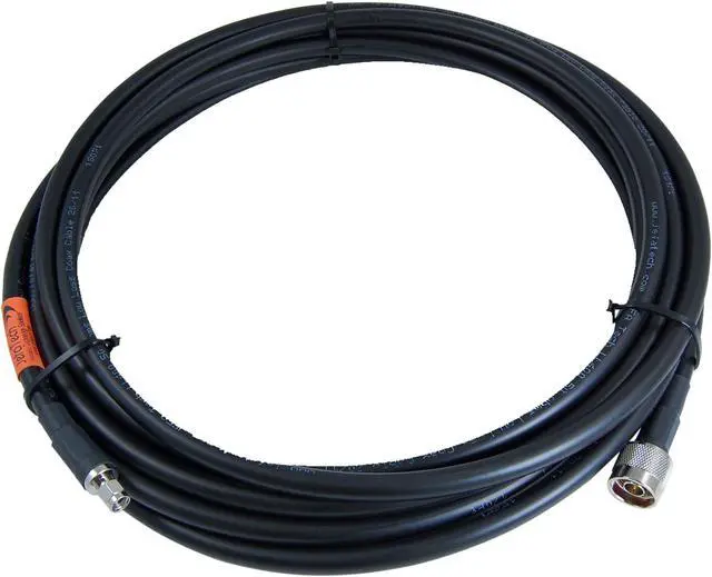 Main image of JEFA Tech 50 Feet SMA Male to N Male - Premium 400 Flex Low Loss Cable, for External Antennas with N Female Connectors, 4G LTE, 5G Modems/Routers, Ham Radio, ADS-B, Meshtastic CA-400F-NM-SMA-50