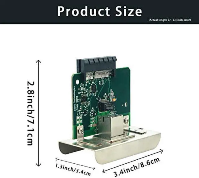 Alt view image 3 of 5 - LANADO Network Card for Zebra ZT210 ZT220 ZT230 Label Printer,Internal Ethernet Print Server(P1038204-101)