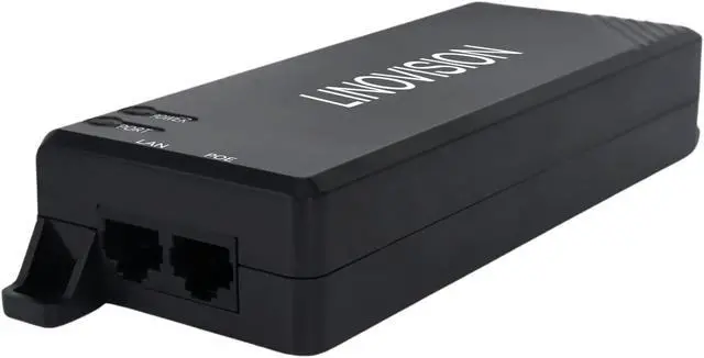 Main image of LINOVISION Gigabit 90W Passive POE Injector, Single Port PoE Injector, 10/100/1000Mbps Hi-POE Midspan, POE Power Injector for PTZ Camera, VoIP Phone