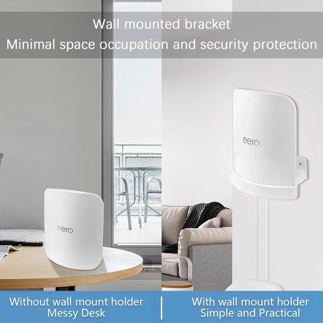 Wifi Router Bracket Eero Pro 6 WiFi Router Bracket QUIDDITY Eero Pro 7 Wall Mount Kit ...