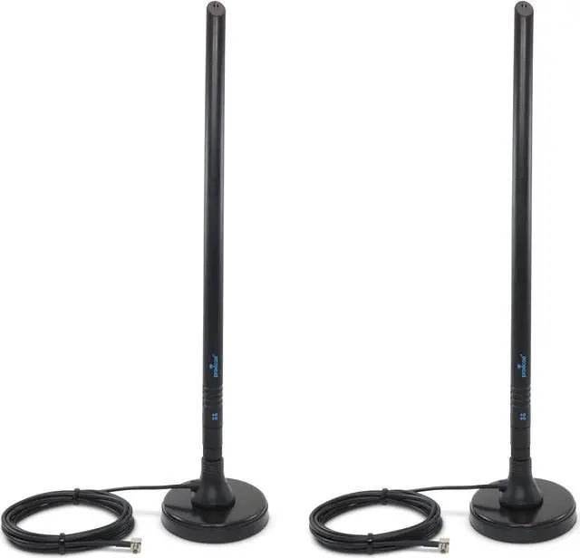 Main image of Proxicast 8 dBi 4G/5G External Magnetic High Gain Cell Antenna Compatible with AT&T Nighthawk M6/MR6110 & MR6500, M5/MR5200, M1/MR1100, Verizon 8800L & Hotspots with TS9 Connectors (ANT-006-TS9-2PK)