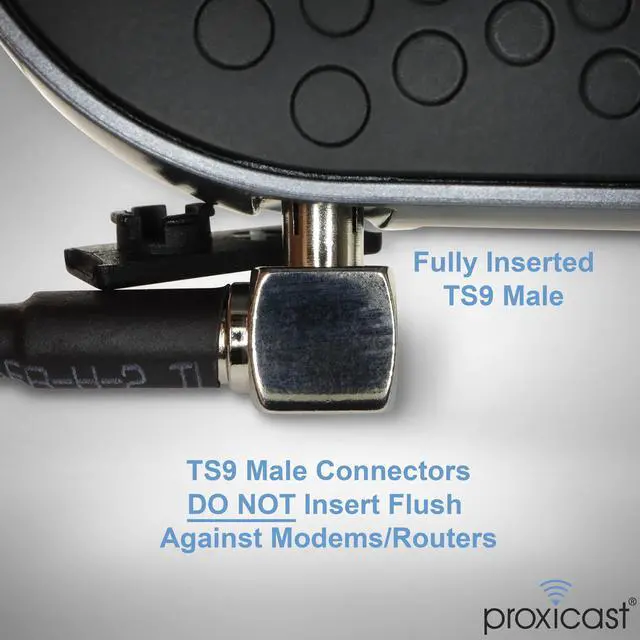 Alt view image 5 of 5 - Proxicast 8 dBi 4G/5G External Magnetic High Gain Cell Antenna Compatible with AT&T Nighthawk M6/MR6110 & MR6500, M5/MR5200, M1/MR1100, Verizon 8800L & Hotspots with TS9 Connectors (ANT-006-TS9-2PK)