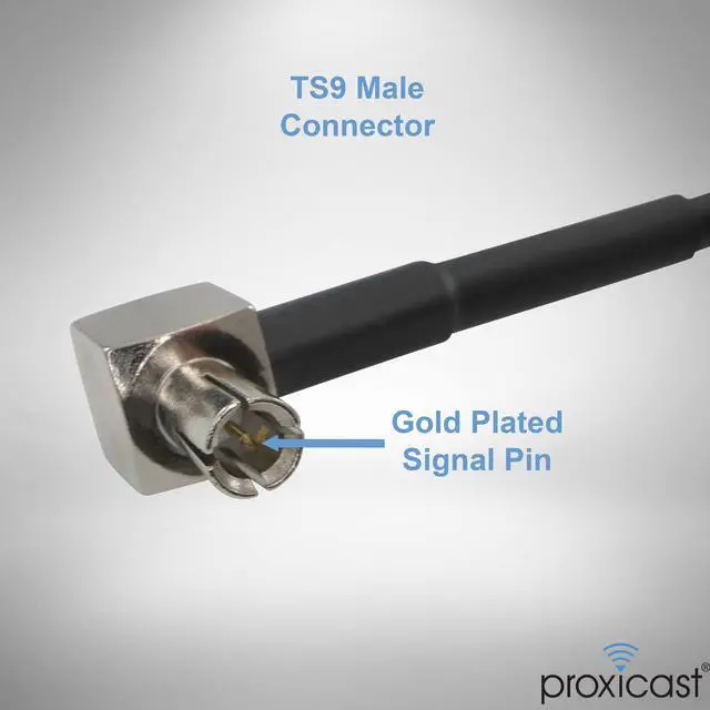 Alt view image 3 of 5 - Proxicast 8 dBi 4G/5G External Magnetic High Gain Cell Antenna Compatible with AT&T Nighthawk M6/MR6110 & MR6500, M5/MR5200, M1/MR1100, Verizon 8800L & Hotspots with TS9 Connectors (ANT-006-TS9-2PK)