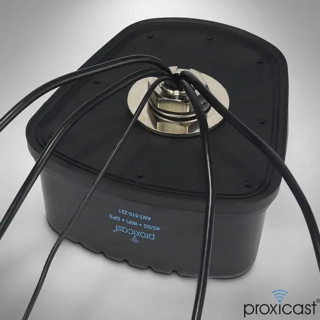 Alt view image 5 of 5 - Proxicast 5-in-1 Pro-Grade Low-Profile 2x2 MIMO 4G/5G + Wi-Fi + GPS Screw Mount Combination Vehicle Antenna Compatible with Cradlepoint, Digi, Peplink and Other Modems/Routers (Gibraltar ANT-510-221)