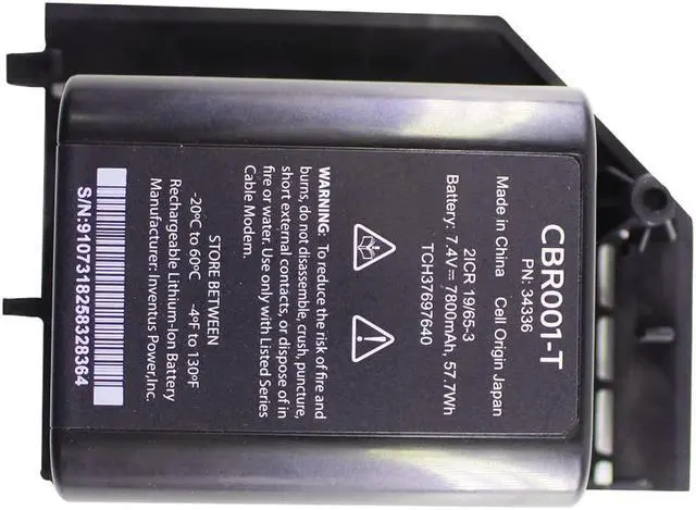 Alt view image 4 of 5 - PULADU New CBR001-T for Comcast xfinity Power Cable Modem Battery 7.4V 7800mAh PN34336 Inventus TCH37697640