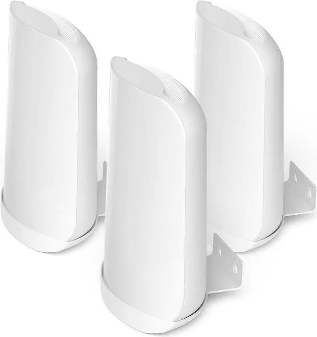 Main image of SONGCHEER Wall Bracket for Eero Max 7 Aluminum Alloy Max 7 Wall Mount Sturdy and Durable Space Saving Wall Mount Holder Compatible with Max 7 Mesh WiFi Router (White-3Pack)