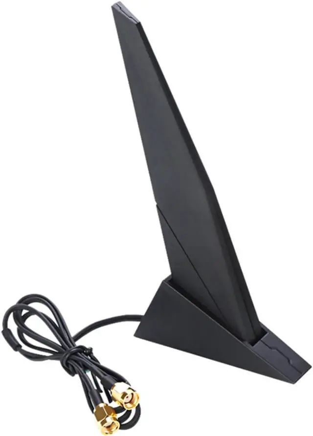Main image of Dual Band WiFi Antenna 2.4GHz 5GHz RP-SMA Magnetic Base Adapter Antenna with 2.7ft Extension Cable for ASUS Z390 Z490 X570 Motherboard 2T2R PCI-E Bluetooth Network Router