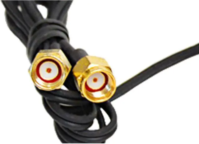 Alt view image 3 of 5 - Dual Band WiFi Antenna 2.4GHz 5GHz RP-SMA Magnetic Base Adapter Antenna with 2.7ft Extension Cable for ASUS Z390 Z490 X570 Motherboard 2T2R PCI-E Bluetooth Network Router