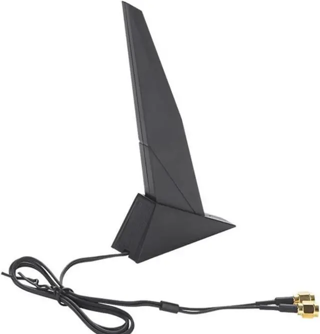 Alt view image 5 of 5 - Dual Band WiFi Antenna 2.4GHz 5GHz RP-SMA Magnetic Base Adapter Antenna with 2.7ft Extension Cable for ASUS Z390 Z490 X570 Motherboard 2T2R PCI-E Bluetooth Network Router