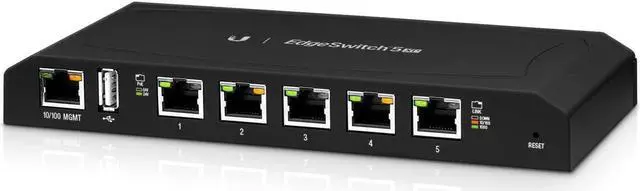 Alt view image 3 of 5 - Ubiquiti ES-5XP - EdgeSwitch 5XP, 5-Port, PoE