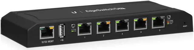 Alt view image 4 of 5 - Ubiquiti ES-5XP - EdgeSwitch 5XP, 5-Port, PoE