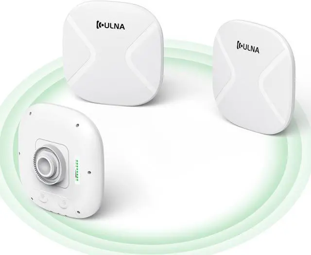 Main image of 3 Pack Wireless Bridge Gigabit WiFi Bridge Outdoor, ULNA CPE802T Dual Band Point to Point/Multipoint Wireless Bridge, 5KM Long Range Extend Internet to Shop Barn Farm