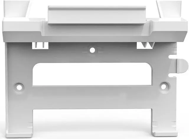 Alt view image 2 of 5 - VOMENC 2 in 1 Wall Holder Mount Kit Compatible with Starlink Gen 3 Router and Starlink Power Supply,Suitable for StarLink Internet Set Satellite ABS Stability Wall Bracket Accessories(White)